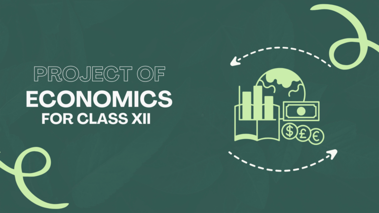 project of economics for class 12